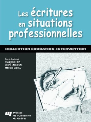 cover image of Les écritures en situations professionnelles